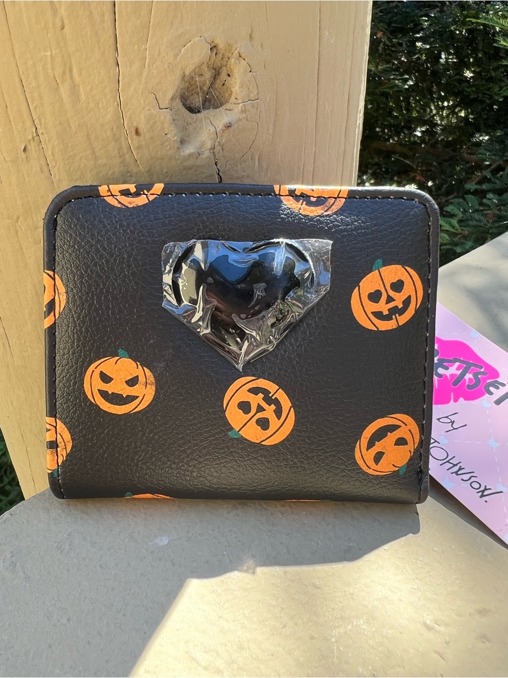 Betsey Johnson Pumpkin Flap Wallet